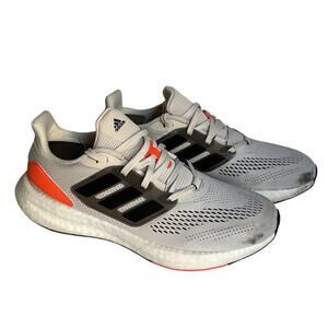 Adidas Running Shoes Ultraboost 22 White Orange  Size 10.5 Men  Boost Comfort